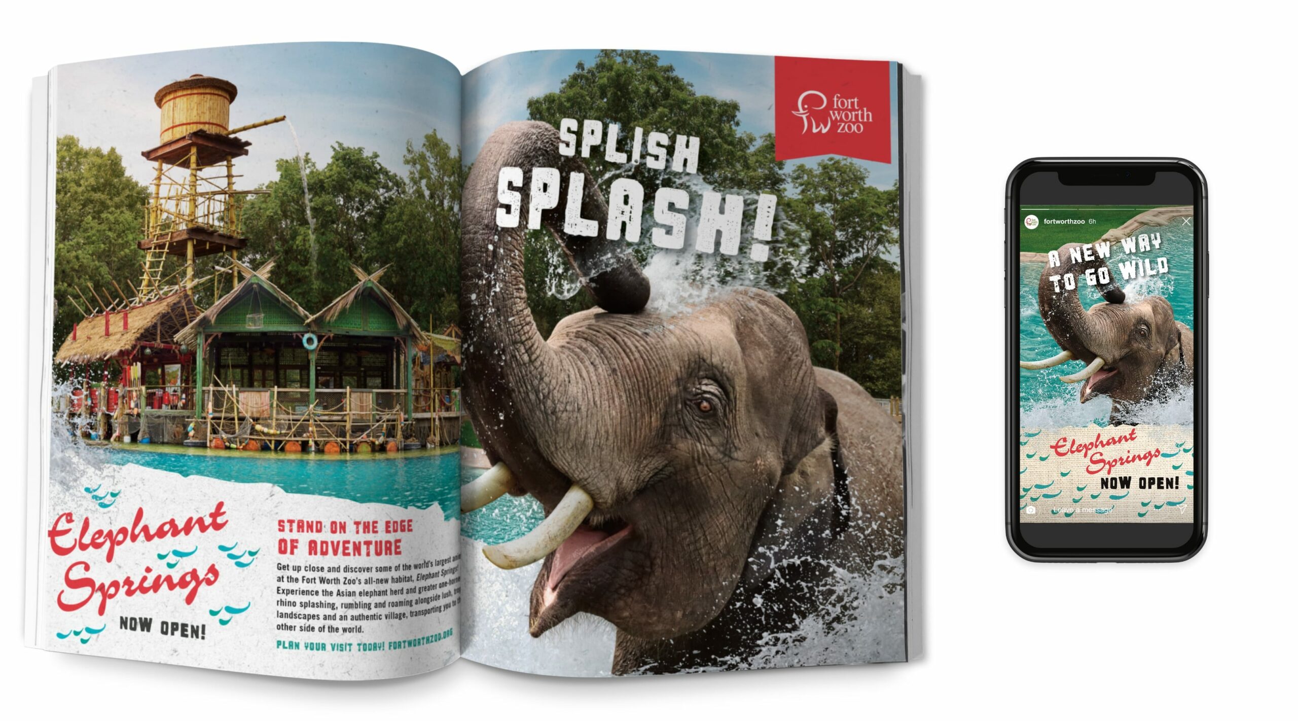 Elephant Springs Magazine and Mobile Ads