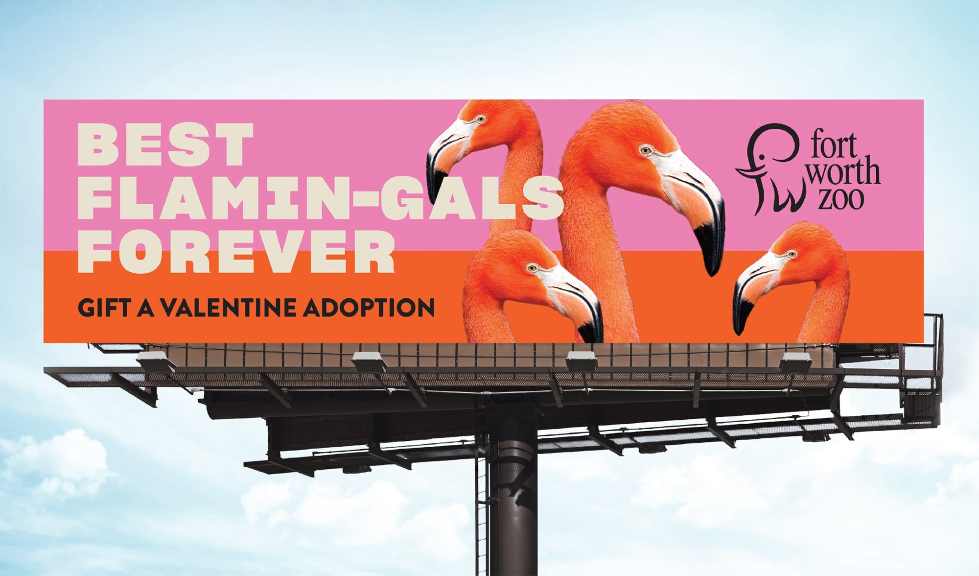 Zoo Valentine Adoption Billboard