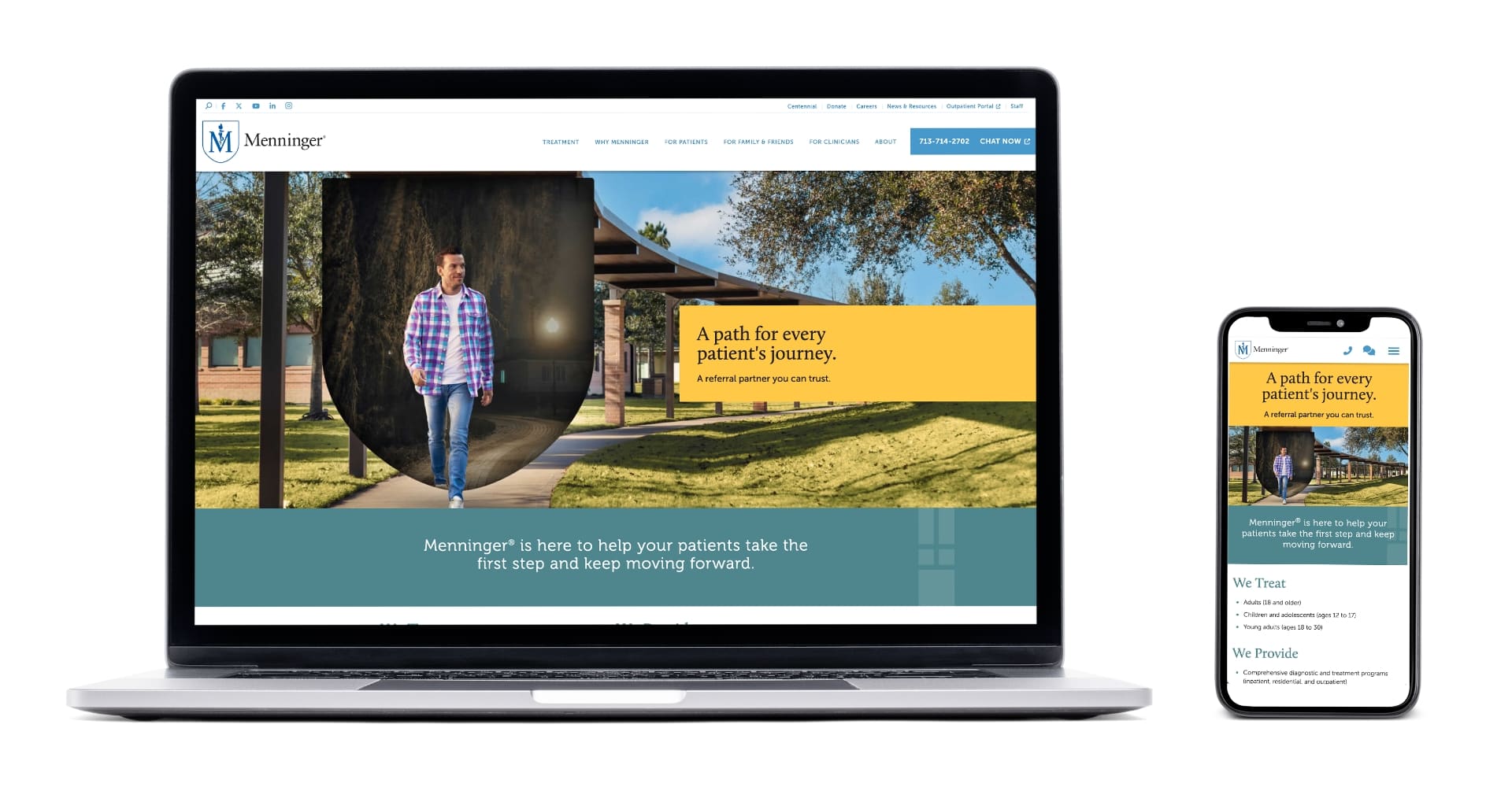 Menninger Landing Page