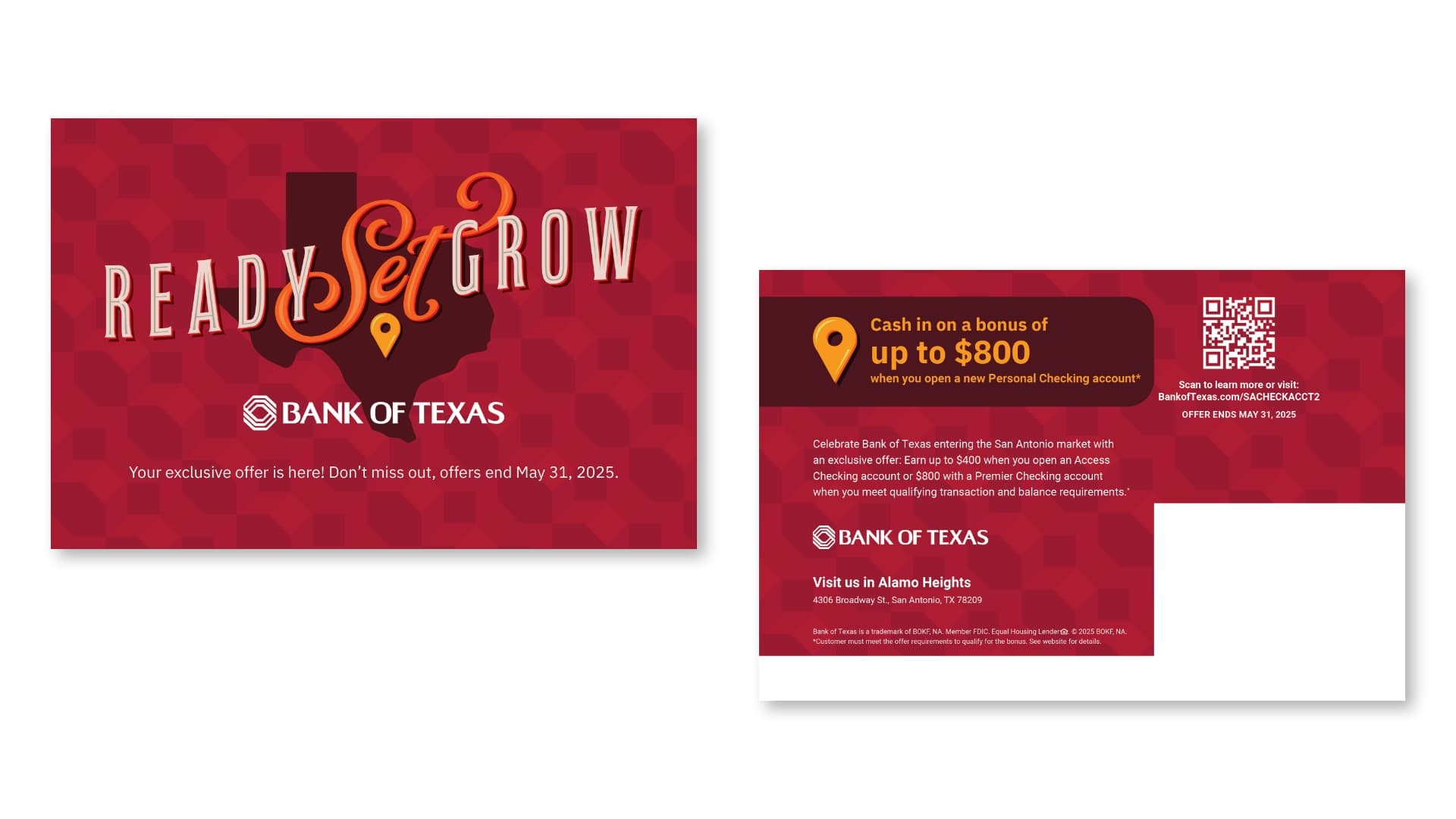 Bank of Texas San Antonio direct mail