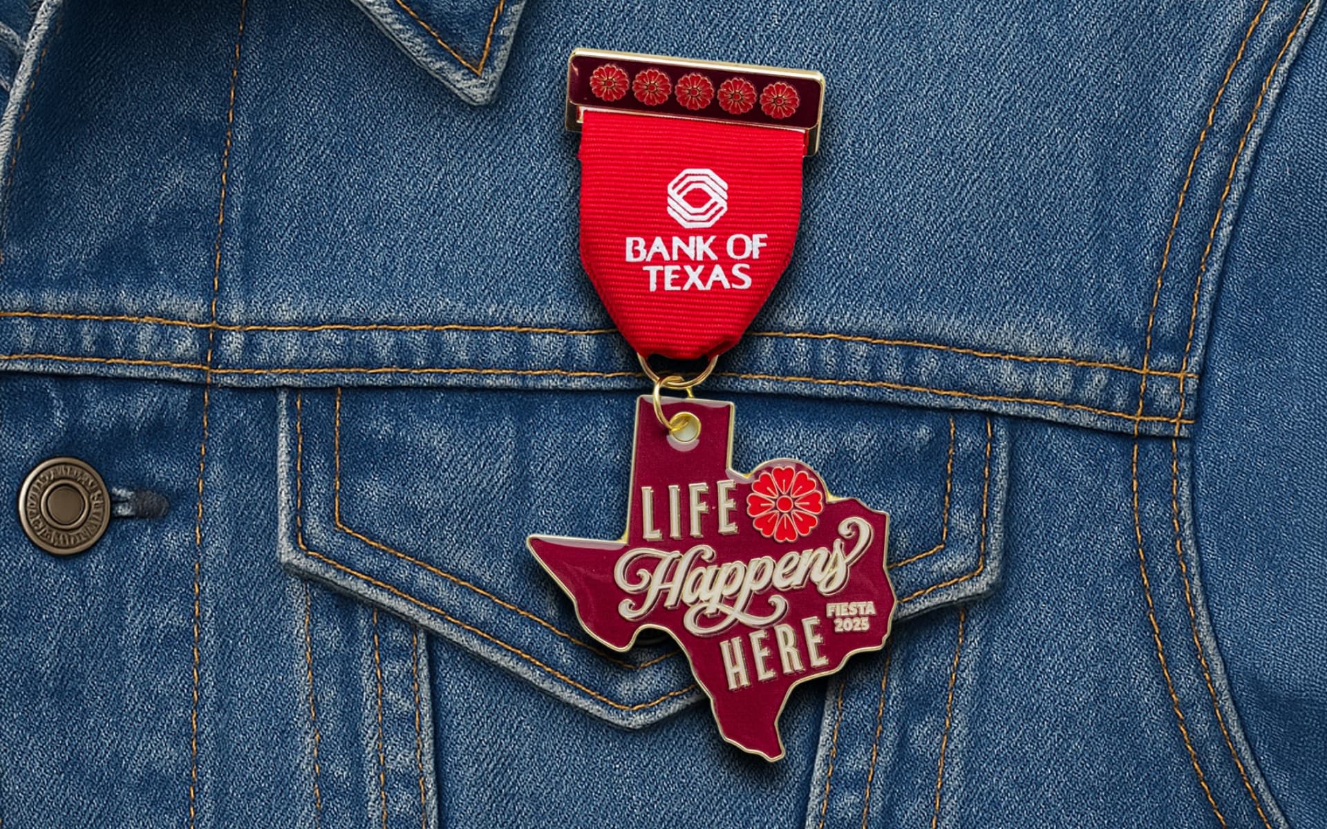 Bank of Texas San Antonio Fiesta pin