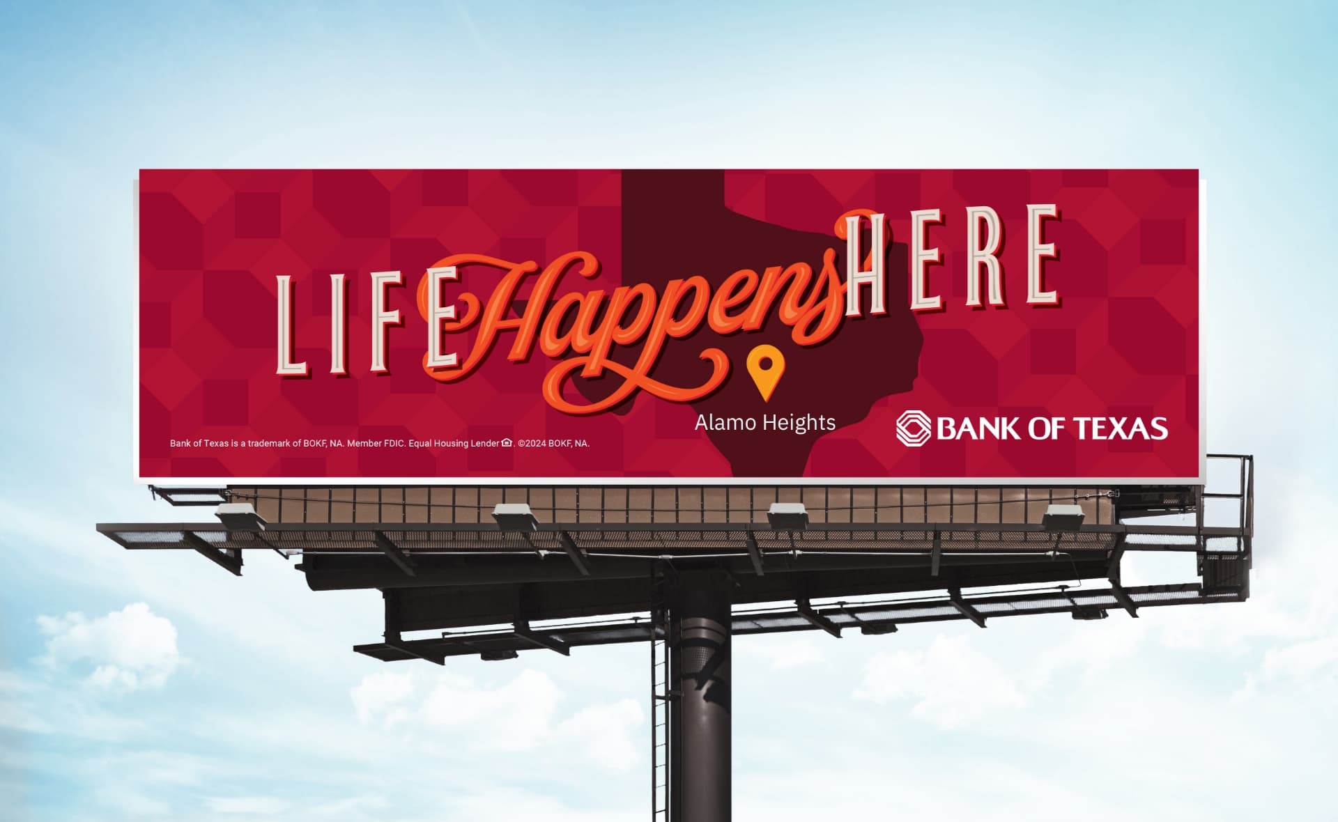 Bank of Texas San Antonio out of home