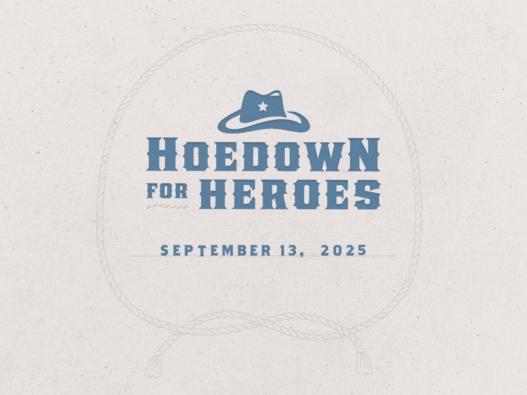 Hoedown For Heroes Logo